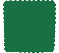 PuntoCasaStore Lot de 50 voiles de fées en tulle organza voiles, bonbonnières, 24 x 24 cm, cadre émerré, bricolage, dragées, vert