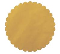PuntoCasaStore Lot de 50 voiles de fées en tulle organza voiles, bonbonnières, diamètre 24 cm, rond, émerré, bricolage, dragées, or