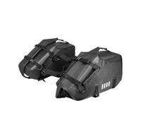 Punxdda Sacoche Cavaliere Moto Sacoche De Selle De Moto Universelle, Grande Capacité 48 L, Sacoche Latérale Arrière, Sac À roulettes(Type A 48L)