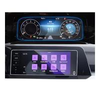 Puoersh Protecteur d'écran Voiture pour VW Golf 8 2021, Film de Protection pour écran de Navigation Automobile, DVD, GPS, multimédia, Verre trempé