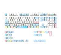 Puooifrty 139 touches PBT pratiques à personnaliser - Portable - Utile pour le bricolage - Sublimation mécanique - B