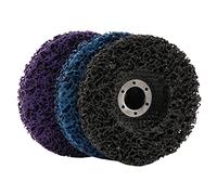 Puooifrty Disques de Bande de DéCapage de Rouille de Roue de Disque de DéCapage de Peinture de 3 PièCes pour la Meuleuse D' de 125Mm pour les Produits en Fibre de Verre en MéTal