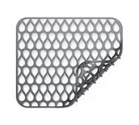 Puooifrty Lot de 1 tapis de protection d'évier en silicone pour cuisine, tapis pliable pour fond d'évier en porcelaine et acier inoxydable