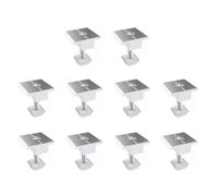 Puooifrty Lot de 10 pinces réglables pour panneau solaire - Support photovoltaïque pour système de panneau solaire - 30 mm - et facile à installer