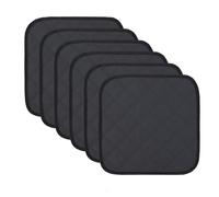 Puooifrty Lot de 6 tapis de cage pour cochon d', lavable, réutilisable, super absorbant et imperméable