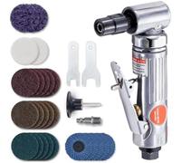 Puooifrty Meuleuse d'angle 0,64 cm 20 000 min, 24 disques pour ponçage, polissage, dérouillage