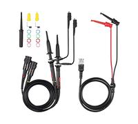 Puooifrty Oscilloscope P2200 avec accessoires 200 MHz Oscilloscope à pince 1 x 10 avec mini câble de mesure BNC