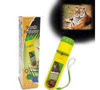 Pup Go Lampe Torche et Projecteur Animaux avec 3 Disques 24 Images, Jouet Projecteur Histoire Diashow pour Enfants 3 4 5 6 7 Ans, Jouet Animal, Cadeau Scientifique Éducatif pour Garçons et Filles