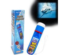 Pup Go Lampe Torche et Projecteur Animaux Marins et Océan avec 3 Disques 24 Images, Jouet Projecteur Histoire Diashow pour Enfants 3 Ans, Cadeau Scientifique Monde Océanique pour Garçons et Filles
