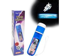 Pup Go Lampe Torche et Projecteur Espace et Spatial avec 3 Disques 24 Images, Jouet Universum Projecteur Histoire pour 3 4 5 6 7 Ans, Cadeau Scientifique Éducatif pour Garçons et Filles