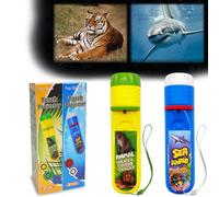Pup Go Pack de 2 Torche et Projecteur Wild Animal & Seaworld avec 48 Images | Lampe de Poche pour Enfants 3+, kits éducatifs, Cadeau Animalier Sauvage & Monde Océaniquepour Garçons et Filles