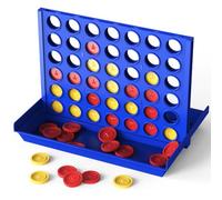 Pup Go Puissance 4 Format Standard pour Enfants de 3+ Ans, Jeu de Société Familial, Jeu de Stratégie Éducatif, Jeu de Voyage Portable pour 2 Joueurs, Design Pliable avec 6 Jetons de Rechange