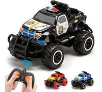 Pup Go Voiture de Police Télécommandée pour Enfants, Mini Voiture de Course | Rapide et Sensible pour Garçons de 3 4 5 6 Ans, Solide jouet pour Tout-Petit, Meilleur Cadeau pour Anniversaire(Noir)