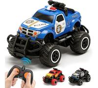 Pup Go Voiture Police Télécommandée pour Enfants, Petite Voiture de Course | Rapide et Sensible pour Garçons de 3 À 7 Ans, Jouet Turque, Petite Voiture de Course, Meilleur Cadeau pour Anniversaire(Bleu)
