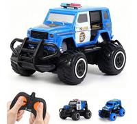 Pup Go Voiture Télécommandée pour Enfants, Solide, Rapide et Sensible pour Garçons de 3 4 5 6 7 Ans, Jouet Turque RC pour Tout Petit, Petite Voiture de Course, Meilleur Cadeau pour Anniversaire(Bleu)