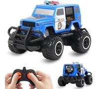 Pup Go Voiture Télécommandée pour Enfants, Solide, Rapide et Sensible pour Garçons de 3 4 5 6 7 Ans, Jouet Turque RC pour Tout Petit, Petite Voiture de Course, Meilleur Cadeau pour Anniversaire(Bleu)
