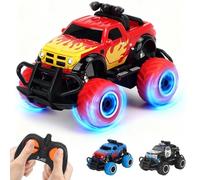 Pup Go Voiture Télécommandée pour Enfants, Solide, Rapide et Sensible pour Garçons de 3 4 5 6 Ans, Jouet Turque RC pour Tout-Petit, Petite Voiture de Course, Meilleur Cadeau pour Anniversaire(Rouge)