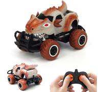 Pup Go Voiture Télécommandée pour Enfants, Solide, Rapide et Sensible pour Garçons de 3 À 7 Ans, Jouet Turque RC pour Tout-Petit, Petite Voiture de Course, Meilleur Cadeau pour Anniversaire(Brun)