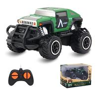 Pup Go Voiture Télécommandée pour Enfants, Solide, Rapide et Sensible pour Garçons de 3 À 7 Ans, Jouet Turque RC pour Tout Petit, Petite Voiture de Course, Meilleur Cadeau pour Anniversaire(Vert)