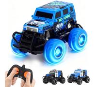 Pup Go Voiture Télécommandée pour Enfants, Solide, Rapide et Sensible pour Garçons de 3 À 7 Ans, Jouet Turque RC pour Tout-Petit, Petite Voiture de Course, Meilleur Cadeau pour Anniversaire(Bleu)