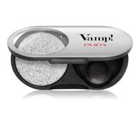 PUPA Milano Vamp! Radiant Baked Eyeshadow fard à paupières effet miroitant longue tenue teinte 302 Pure Silver - METALLIC 1 g