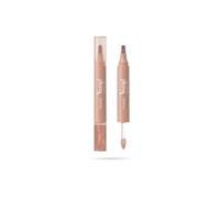 Pupa Vamp! Marker Duo Rouge à lèvres + gloss à l'acide hyaluronique 3 en 1 pour définir, remplir et colorer, contour des lèvres - Disponible en 9 couleurs (001 Watery Nude)