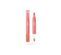 Pupa Vamp! Marker Duo Rouge à lèvres + gloss à l'acide hyaluronique - 3 en 1 pour définir, remplir et colorer, contour des lèvres - Disponible en 9 couleurs (008 orange sorbet)
