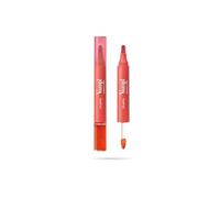 Pupa Vamp! Marker Duo Rouge à lèvres + gloss à l'acide hyaluronique 3 en 1 pour définir, remplir et colorer, contour des lèvres - Disponible en 9 couleurs (007 Red Potion)