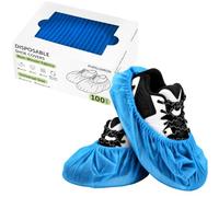 PUPILLEMON 50/100/200 Pièces Surchaussures Jetables en Non Tissé | Jusqu'à Pointure 47, Surchaussures Antidérapantes Résistantes, Couvre-Chaussure pour Protection Chaussure et Sol