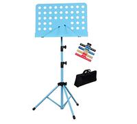 Pupitre à hauteur réglable - Portable et pliable - Pour studio, maison, concert - Style 2 - Bleu