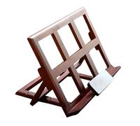 Pupitre à musique Guqin en bois massif, design traditionnel pin, grille, support de livre bureau 24 ou 6 grilles for la lecture et calligraphie(6 Grids)