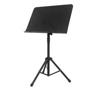 Pupitre à partitions pliable Pupitre à musique portable Support de livre léger et réglable pliable for jouer des pièces d'instruments de musique pour Bureau(Matte black)