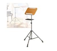 Pupitre à roulettes réglable 39 x 29,5 cm pour recettes de musique et manuels - Hauteur 82145 cm - Plateau inclus - Idéal pour la maison, le bureau et la salle de classe.