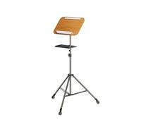 Pupitre à roulettes réglable pour livres et partitions, solution portable et peu encombrante pour la lecture et la présentation