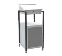 Pupitre avec caisson écritoire 1 bloc porte à roulettes 150 kg - 820005970