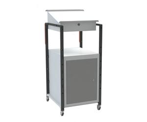 Pupitre avec caisson écritoire 1 bloc porte à roulettes 150 kg - 820005970