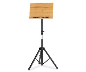 Pupitre Classic Cantabile OSW-100 en bambou - surface 33,3x22,3 cm - support livre de cuisine, lecture pour livre, smartphone, tablette - inclinaison réglable en 5 positions.