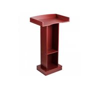 Pupitre Conférence 105 cm Bois Podium Pied Large Surface Lecture Butoir Livre Étagère pour Bureau École Mariage Concert
