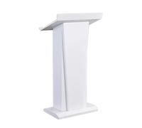 Pupitre d'accueil en Bois, Pupitre d'accueil À roulettes, Petit Bureau d'accueil, Pupitre d'accueil Portable, Pupitre De Conférence en Bois pour Églises(White)