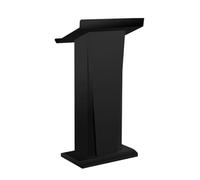 Pupitre d'accueil en Bois, Pupitre d'accueil À roulettes, Petit Bureau d'accueil, Pupitre d'accueil Portable, Pupitre De Conférence en Bois pour Églises(Black)
