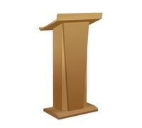 Pupitre d'accueil en Bois, Pupitre d'accueil À roulettes, Petit Bureau d'accueil, Pupitre d'accueil Portable, Pupitre De Conférence en Bois pour Églises(Gold)