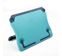 Pupitre de bureau, disponible en plusieurs couleurs, soigné et beau, mesurant 19,8 x 15,2 x 0,9 cm, adapté pour le placement de bureau, peu encombrant et facile à utiliser (bleu)