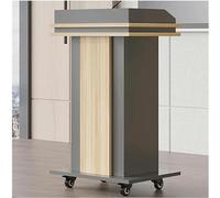 Pupitre de bureau en bois pour conférence et débat professionnels - Support idéal pour salle de réunion pour l'école et l'église