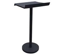 Pupitre de conférence au sol, podium de présentation multifonction avec bouchon de bord pour auditorium hôte discours