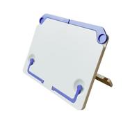 Pupitre de lecture pliable en plastique avec clip latéral extensible et réglable pour étudiants, adultes, manuels, partitions de musique, accessoires de table d'apprentissage