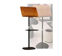 Pupitre de lecture portable en bois, étagère musicale, capacité de charge de 5 kg, for la maison, le bureau, l'école, les conférences et les auditoriums.(1.4 meter)