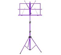 Pupitre de lecture, support de pupitre portable, trépied réglable et pliable, pupitre de lecture for livres(Purple)