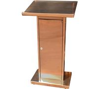 Pupitre de luxe en or rose - Support de bureau incliné durable pour salles de classe, bureaux, auditoriums et conférences - Élégant pupitre de présentation