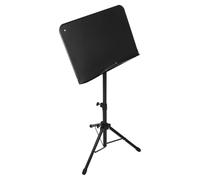 Pupitre de Musicien Pliable Réglable, Trépied Noir pour Scène | Support Stable pour Concerts, Clip Élargi, Hauteur Verrouillable, pour Livres de Musique et Tablettes