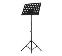Pupitre de musique partition Pupitre à musique portable en métal, instruments de détachables for piano, violon, guitare, partition, trépied(Black)
